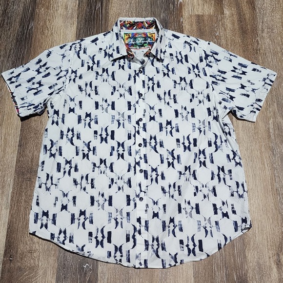Robert Graham Other - Robert Graham Shirt Mens XL Parsis Woven Litmus Test Classic Fit Button Up Cuff